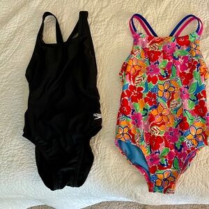 3 girls Speedo swimsuits